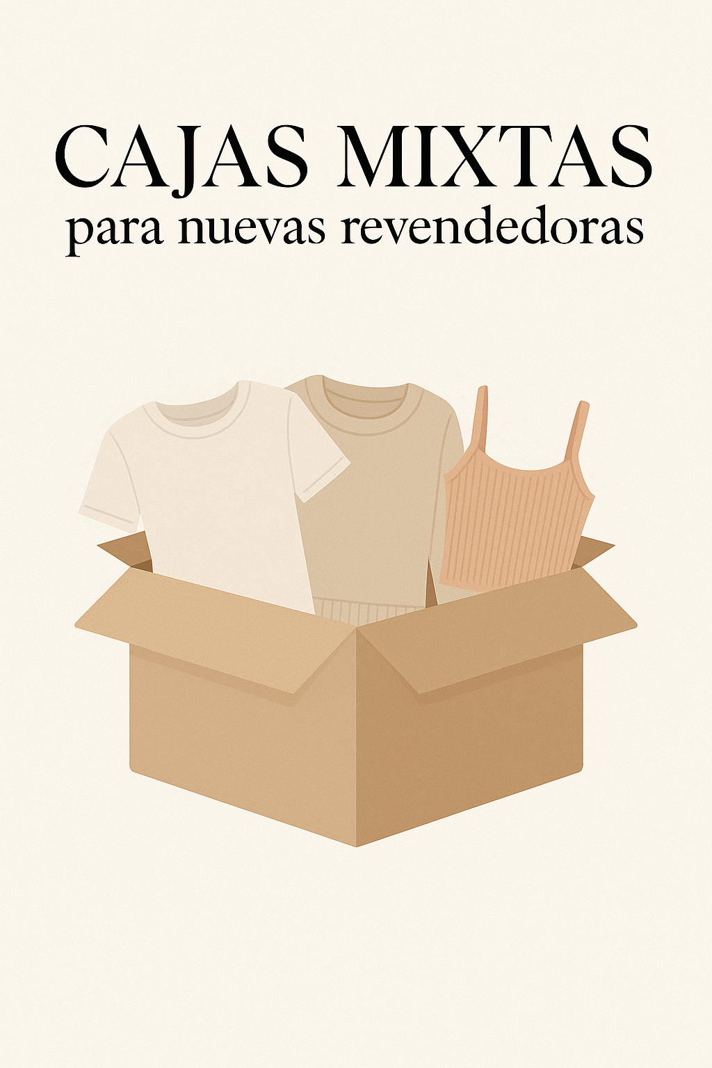 Caja mixta ropa de mujer internacional estilo Boutique